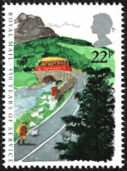 郵便制度350年 記念切手4種セット イギリス発行 | 切手,ヨーロッパ