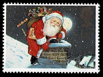 1997年 クリスマス・クラッカー誕生150周年記念 切手5種セット