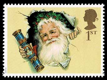 1997年 クリスマス・クラッカー誕生150周年記念 切手5種セット