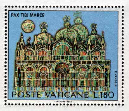 1972年 ヴェネツィア救済切手シート バチカン市国発行 | 切手