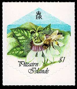 養蜂切手4種セット イギリス領ピトケアン諸島発行 | 切手,オセアニア