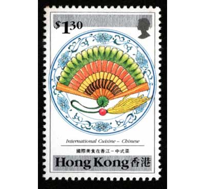 1990年 世界の料理 切手6種セット 香港発行 | 切手,東アジア
