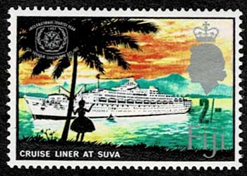 1967年 国際観光年 切手4種セット フィジー発行 | 切手,オセアニア