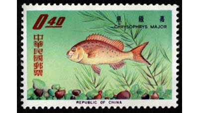 3543 外国切手 ミクロネシア 1995年 魚類 4種完 1965年 台湾の魚類 4種セット 台湾発行 | 切手,東アジア | 趣味