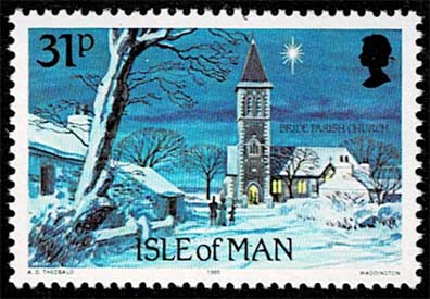 クリスマス切手 3種セット 1985年 マン島発行 | 切手,ヨーロッパ
