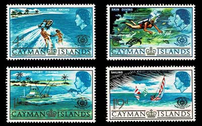 1967年 国際観光年 切手4種セット ケイマン諸島発行 | 切手,中南米