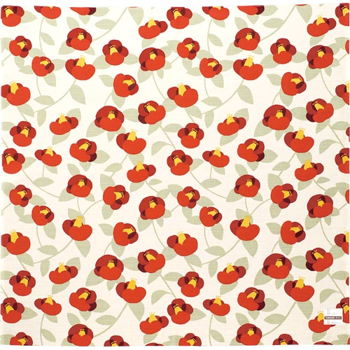 FUROSHIKIクロス　ハナツバキ