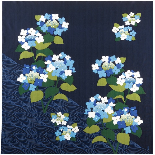 大布　紫陽花　紺