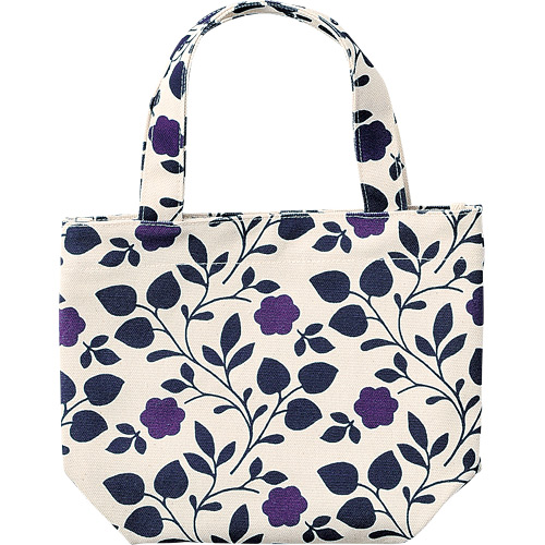 帆布トート小　花リーフ