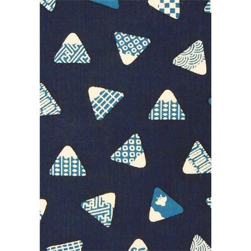 てぬぐい　富士山むすび　紺