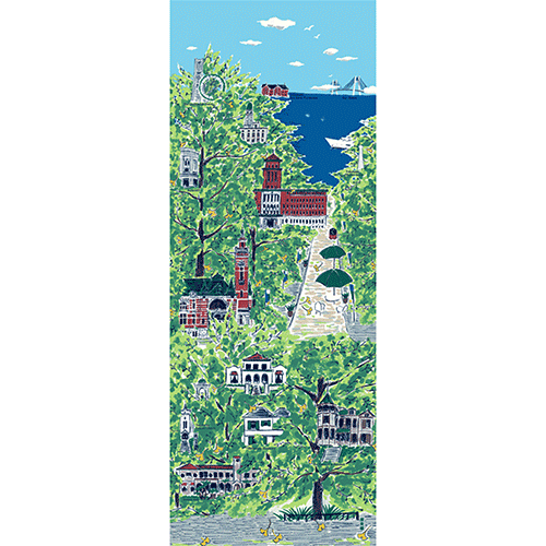 絵てぬぐい　横浜ＶＩＥＷ