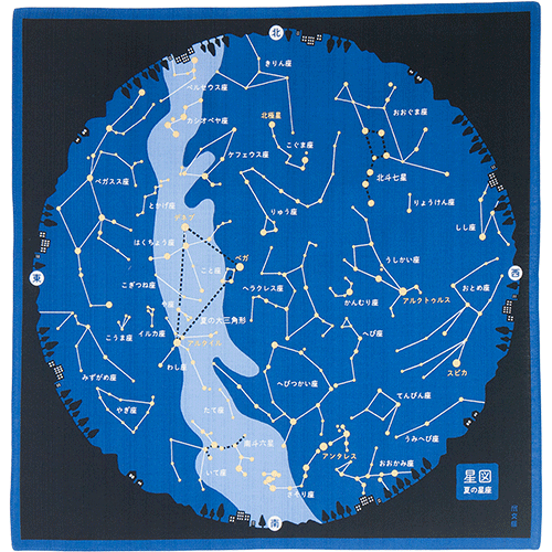 絵小布　夏の星座