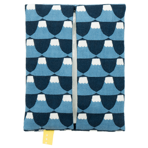 ティッシュケース　富士山小紋