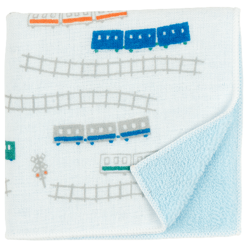 キッズタオルハンカチ　わくわくトレイン