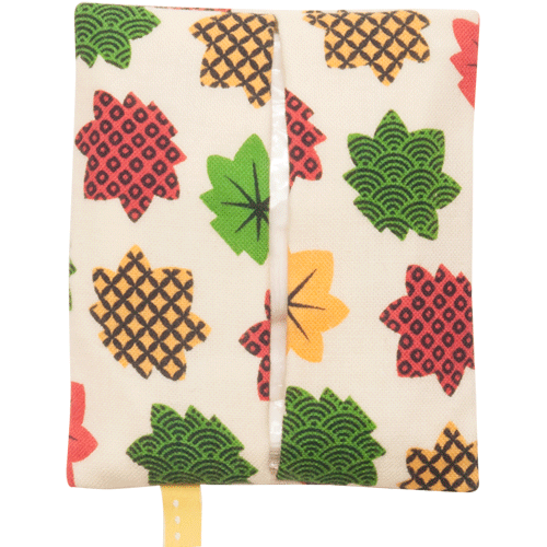 ティッシュケース　色めき紅葉