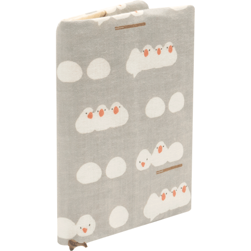 文庫本カバー　おしくら文鳥