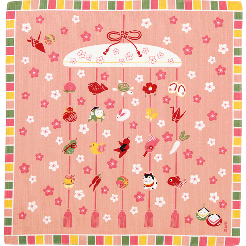 絵小布　色めきつるし雛