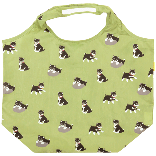 エコトート大　黒柴くん　グリーン