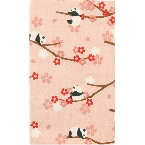 てぬぐい　お花見パンダ