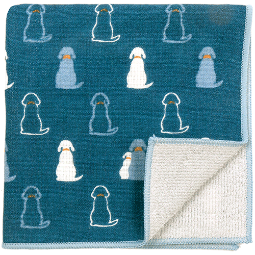 和たおるセミウォッシュ　おすわりわんこ