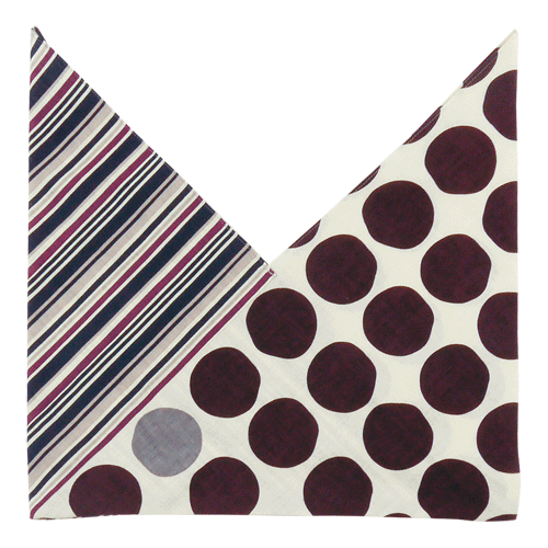 双柄あずま袋　大玉／やたら縞