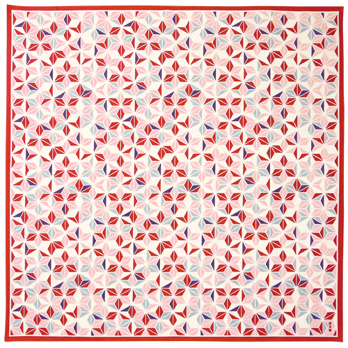 【在庫限りで終了】中布　麻の葉文様