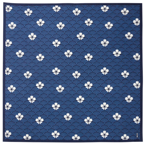 中布　桜青海波