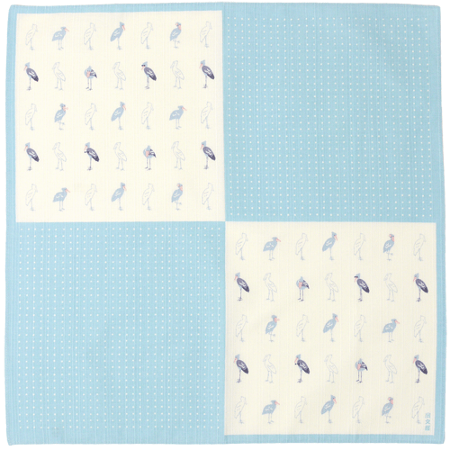 小布　ごきげんハシビロコウ　ブルー