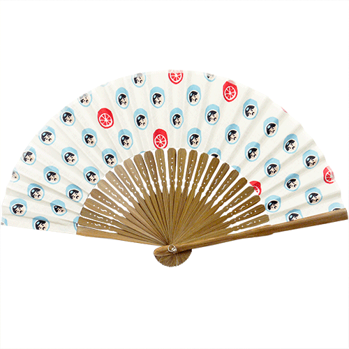 豆扇子　金太郎飴