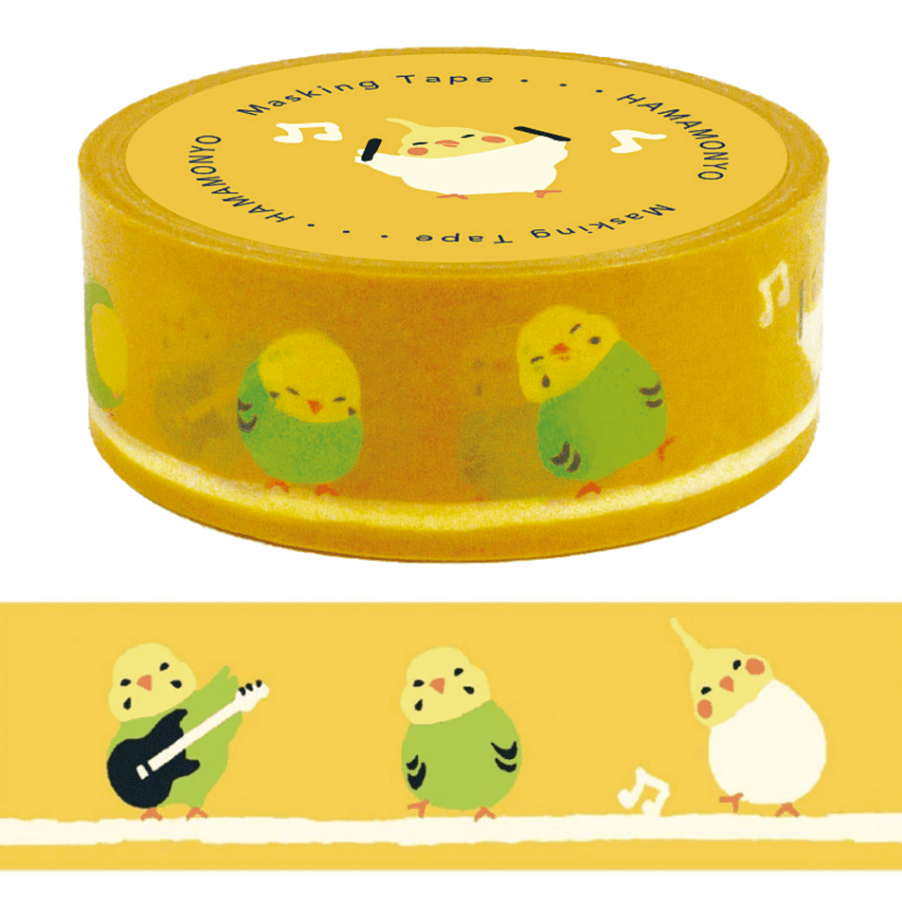 インコ マスキングテープ☘️インコグッズ☘️No.121-A Amazon | 西川コミュニケーションズ/bande 1枚ずつめくれる
