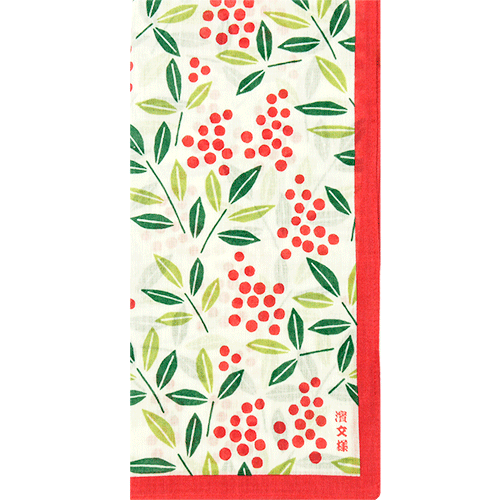 和ちいふ 南天づくし｜▽アイテム・用途で選ぶ,はんかち,和ちいふ