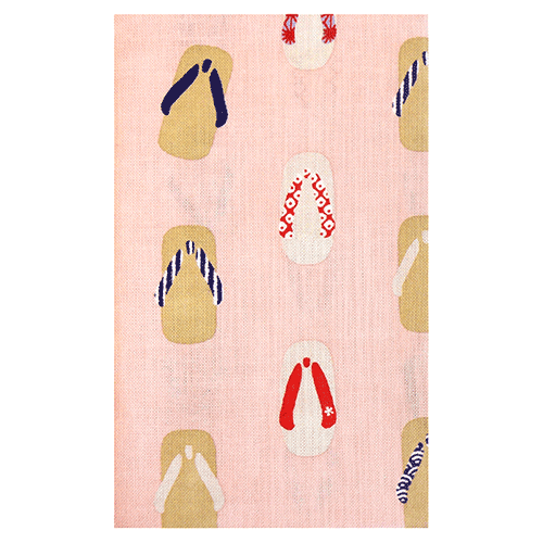 【在庫限りで終了】てぬぐい　草履小紋