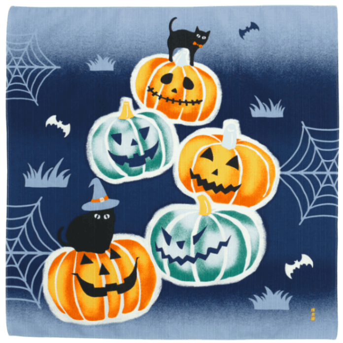 絵小布　黒猫ハロウィン