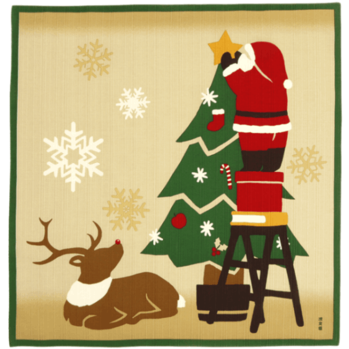 絵小布　飾り付けサンタ