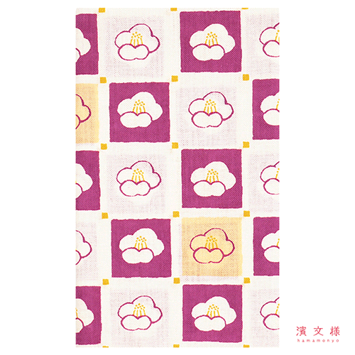 てぬぐい　おとめ椿