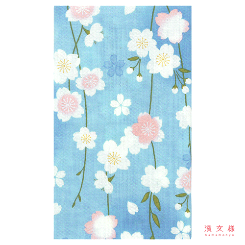 てぬぐい　清ら枝垂れ桜