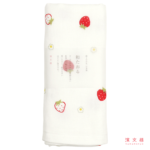 和たおるフェイス　ころころいちご