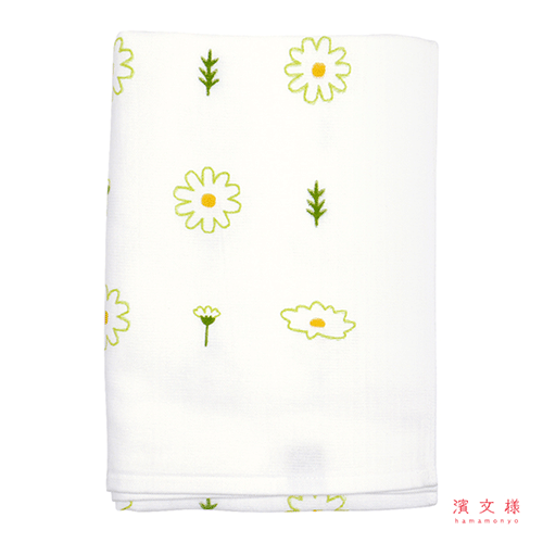 和たおるバスタオル　幸せマーガレット