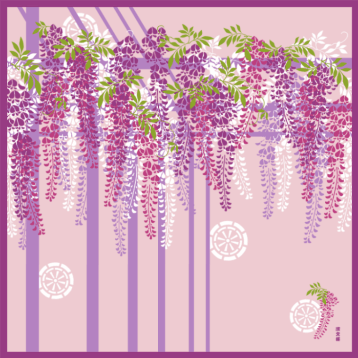 絵小布　彩り藤棚