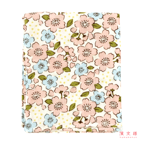 てぬぐいのはんかち　愛し桜