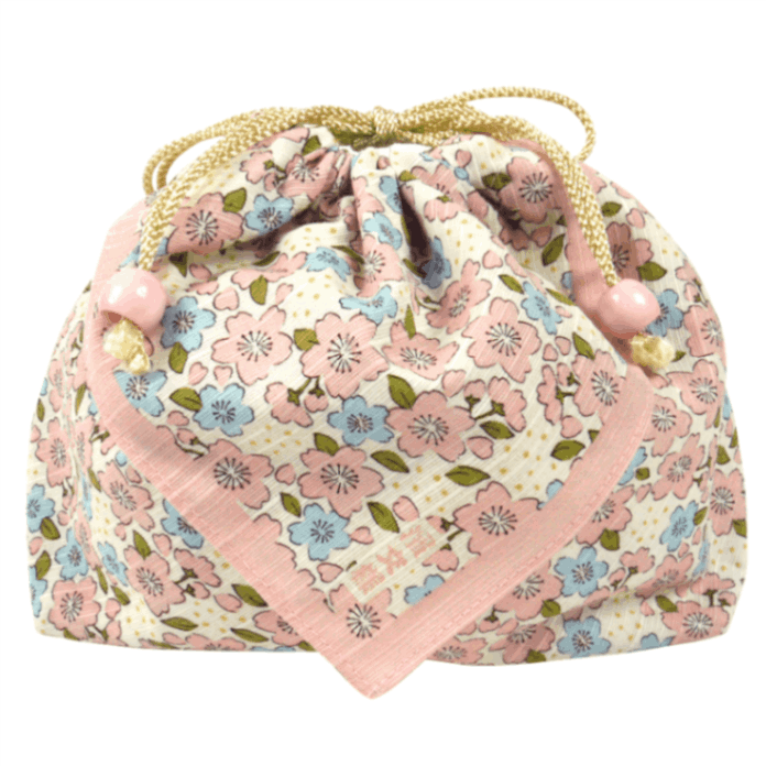 お弁当巾着　愛し桜