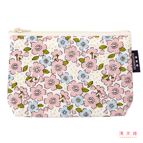 豆ポーチ　愛し桜