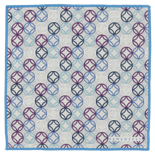 クリーンクロスハンカチ　洒落七宝