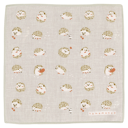 クリーンクロスハンカチ　和みハリネズミ