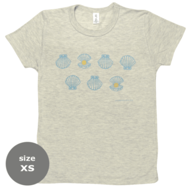 TシャツXS　マリンパール　ベージュ