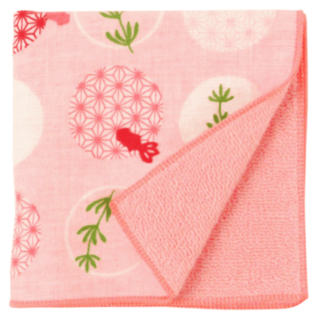 和たおるセミウォッシュ　麻の葉金魚