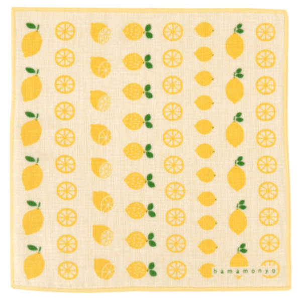 クリーンクロスハンカチ　レモン
