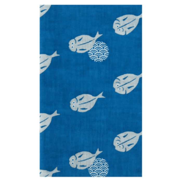 てぬぐい　アジの開き泳ぎ