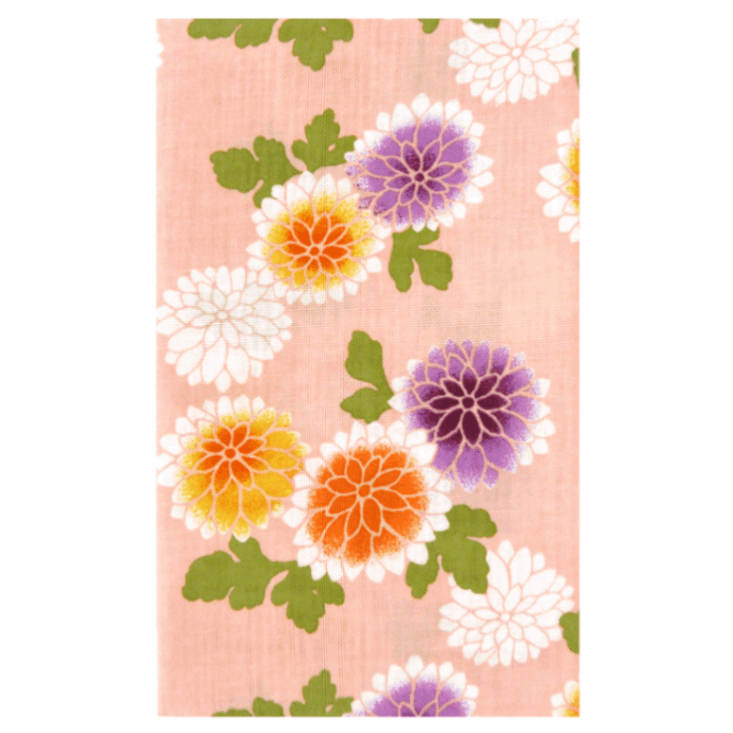 てぬぐい　菊乙女