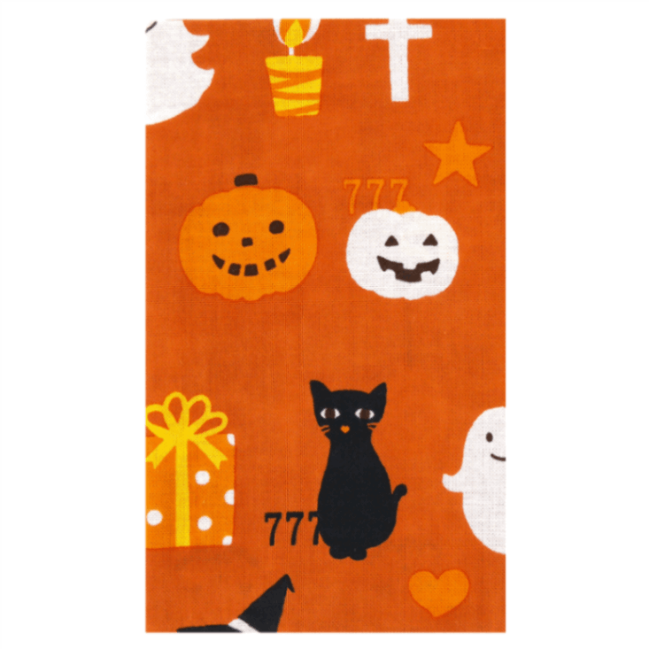 てぬぐい　ラッキーハロウィン
